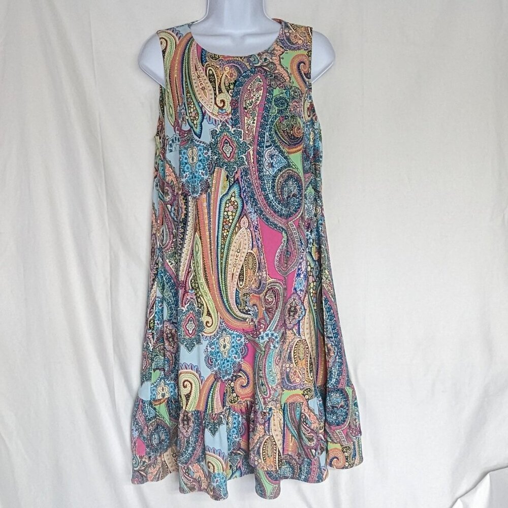 Tommy Hilfiger Multicolor Paisley Sleeveless Dress